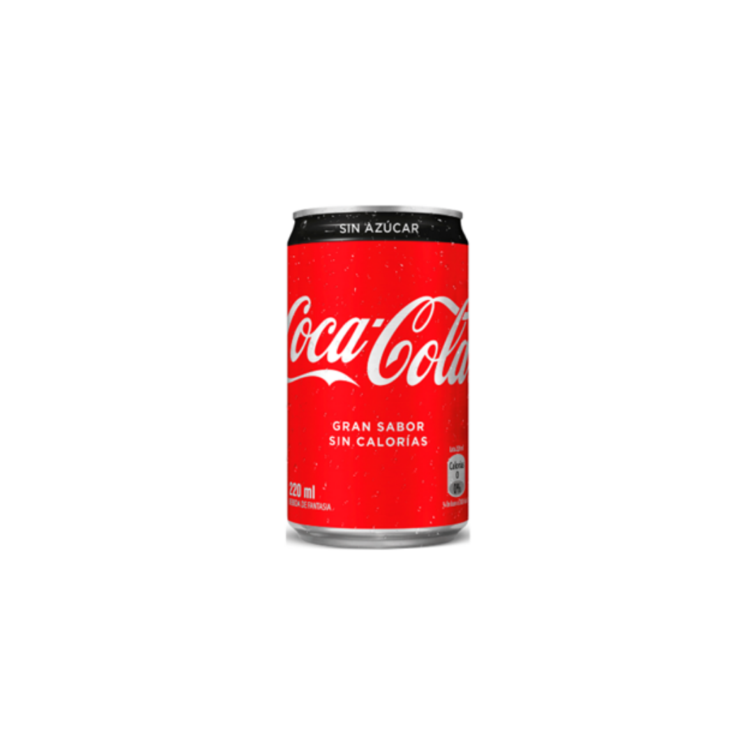 Coca Cola Sin Azucar Lata