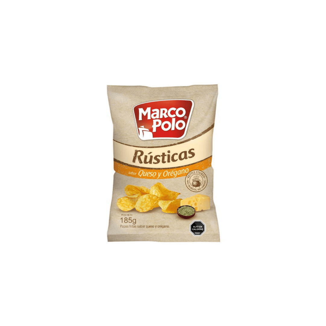 Papas Rusticas Queso Y Oregano Marco Polo 185G