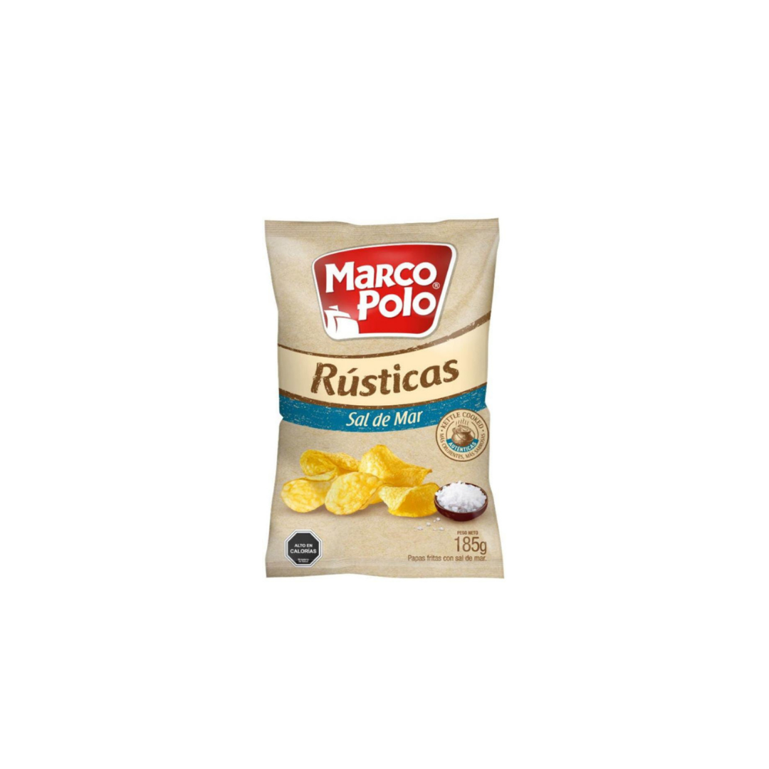 Papas Rusticas Sal De Mar Marco Polo 185G