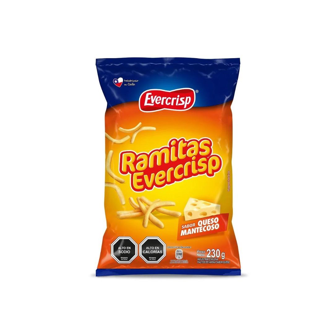 Ramitas Queso 230 Gramos Evercrisp