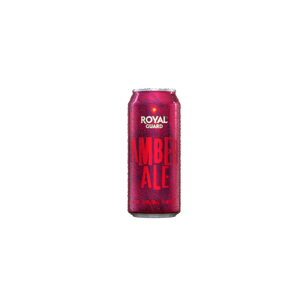 Royal Guard Amber Lager Lata 470 Cc