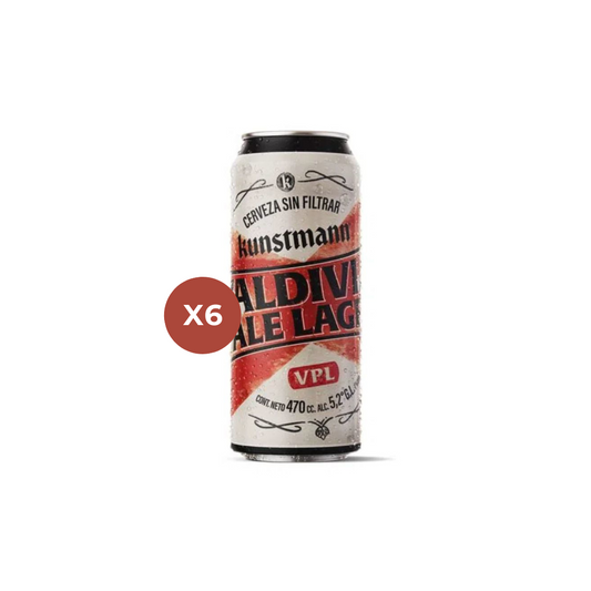 Pix Pack Kunstmann Valdivia Pale Lager Lata 470 Cc