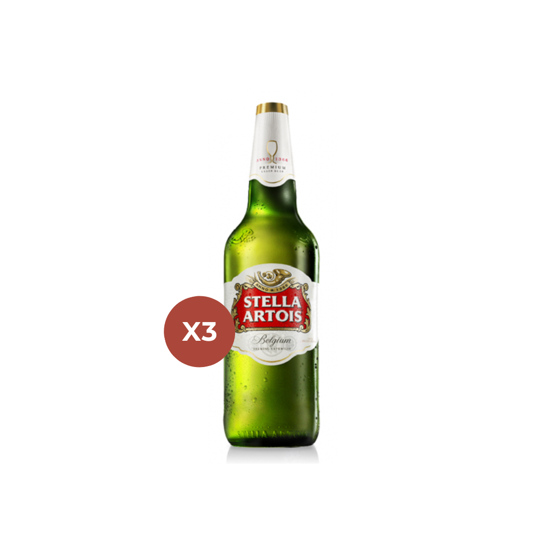 Promo Stella Botella 660Ml (3 Unidades)