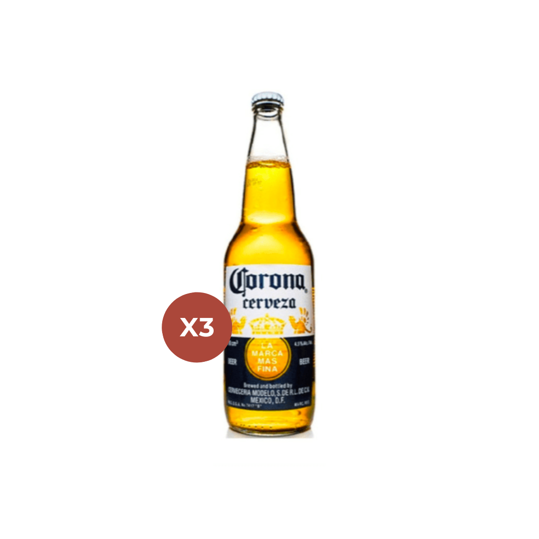 Promo Corona Botella 710 Cc  ( 3 Unidades)